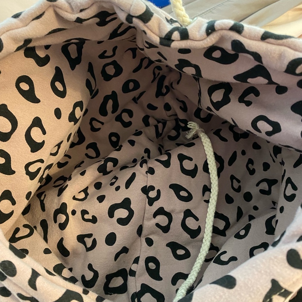Ampersand Leopard print hooded sweatshirt - Picture 2 of 4